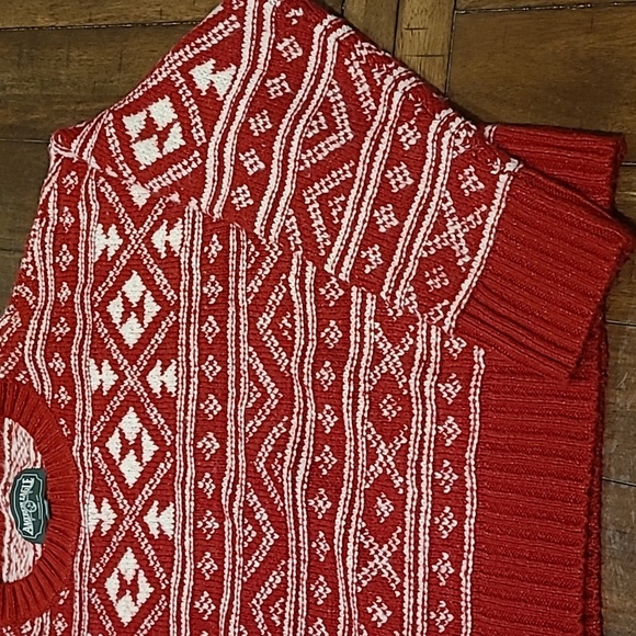 American Eagle Red Holiday Winter Sweater XL - Picture 3 of 5
